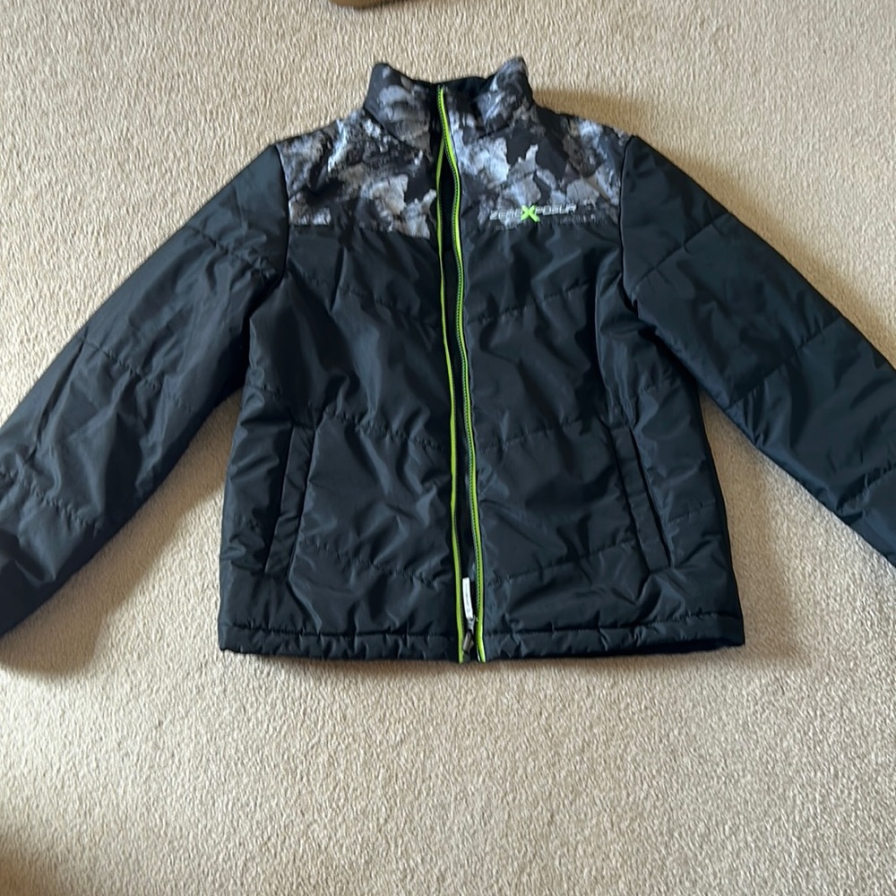 Boys zeroxposure light weight zip up winter jacket